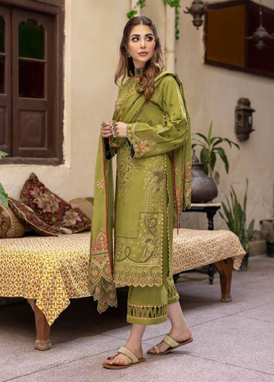 Laadli by Humdum Embroidered Unstitched 3 PC