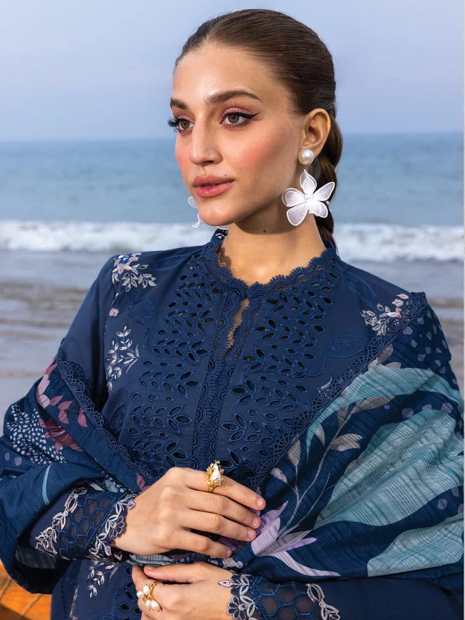 Maria B | Embroidered Lawn Unstitched 3Pc Suit D-05