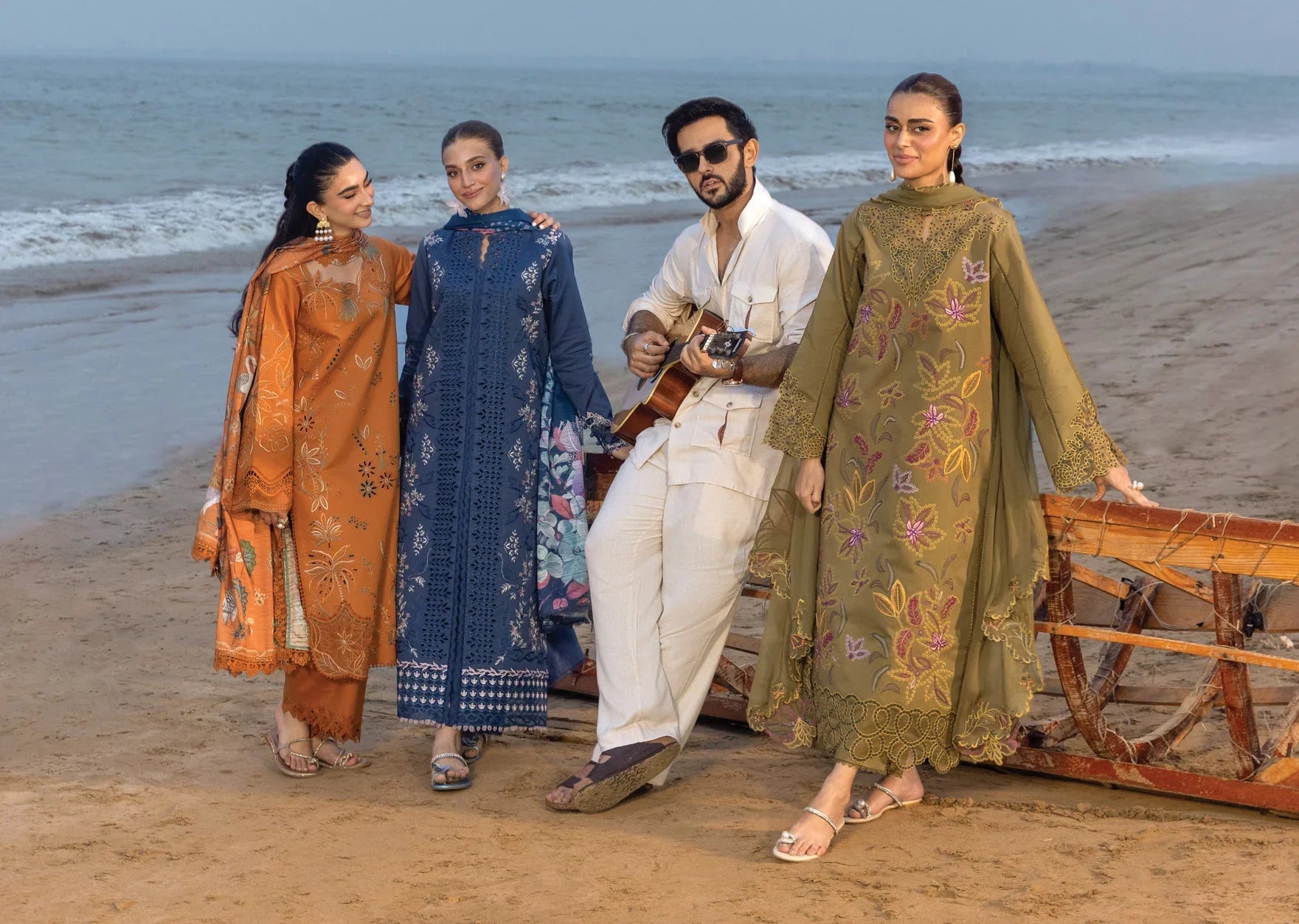 Maria B | Embroidered Lawn Unstitched 3Pc Suit D-05